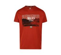 Trespass Mens Ashta Printed T-Shirt - Salsa