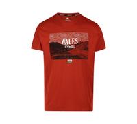 Trespass Mens Ashta Printed T-Shirt (Salsa) - Orange - Size Small