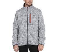 Trespass mens Bingham Fleece Jacket, Grey Marl, Xxl - Chest 46-48" (117-122Cm)