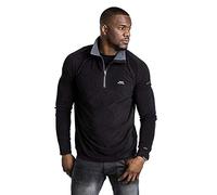 Trespass Mens Blackford Half Zip Pullover Fleece - Black - 3XL