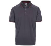 Trespass Men's Bonnington Polo Top in Dark Grey | Size: Small Trespass Dark Grey S