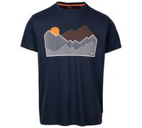 Trespass Mens Casual Fit T-Shirt Printed Design Quickdry Top Lisab Navy