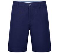 Trespass Mens Casual Linen Blend Shorts Flat Waist with Belt Loops Pockets Leam