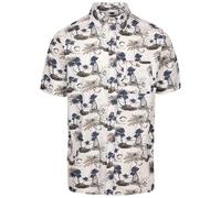 Trespass Mens Casual Printed Shirt Frantom Off White Print in Size - XL