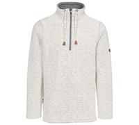 (L, Off White) Trespass Mens Sweatshirt 1/2 Zip Falmouthfloss