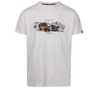 Trespass Men's Casual T-Shirt Horton - Knitted Woven Casual Top for Men, 180gsm Cotton-Poly Blend Crew Neck Men's T-Shirt, Men's Tshirt with Printed Decal on Chest