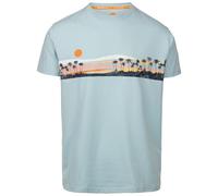 Trespass Men's Casual T-Shirt Marmion - Knitted Woven Casual Top for Men, 180gsm Cotton-Poly Blend Crew Neck Men's T-Shirt, Men's Tshirt with Printed Decal on Chest
