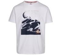 Trespass Mens Casual T-Shirt Short Sleeves and Quickdry with Graphic Sagnay White