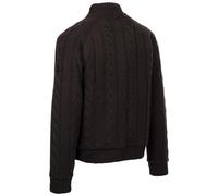 Trespass Mens Casual Top Full Zip Cable Knit with Sherpa Fleece Dipton