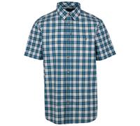 Trespass Mens Casual Yarn Dyed Poplin Button Up Shirt Concealed Pocket Calcutt