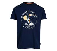 Trespass Mens Cedarf Lettering Crew Neck T-Shirt - Navy - L - Navy - 60% Cotton/40% Polyester