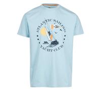 Trespass Mens Cedarf Lettering Crew Neck T-Shirt - Seafoam - L - Seafoam - 60% Cotton/40% Polyester