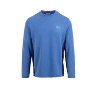 Trespass Mens Charlie Long-Sleeved T-Shirt Dark Grey Marl L
