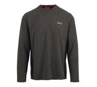 Trespass Men's Charlie Long-Sleeved T-Shirt in Dark Grey | Size: 2XL Trespass Dark Grey 2XL