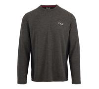 Trespass Mens Charlie Long-Sleeved T-Shirt - Dark Grey Marl - XXL - Dark Grey Marl