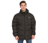 Trespass Mens Hooded Padded Casual Jacket Clip Black in Size - S