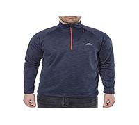 Trespass Mens Collins 1/2 Zip Fleece Jumper - Navy Marl - M