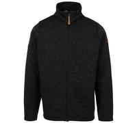 Trespass Mens Full Zip Fleece AT200 Thurley Dark Flint Marl in Size - M
