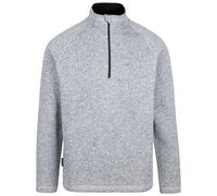 Trespass Mens Corsham Marl Half Zip Fleece Top (Grey) - Size Small