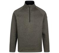 Trespass Men's Corsham Marl Half Zip Fleece Top in Brown | Size: Medium Trespass Brown M
