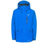 Trespass Mens Corvo Hooded Full Zip Waterproof Jacket/Coat (XS) (Blue)