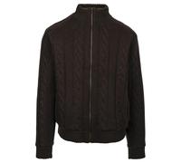 Trespass Mens Dipton Knitted Jacket - Dark Grey - XL - Dark Grey - 100% Mixed