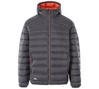 Trespass Mens Down Packaway Jacket Whitman II in Dark Grey - Size XL