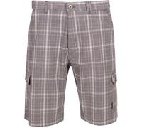 Trespass Mens Earwig Cargo Shorts (Storm Grey Check) - Light Grey - Size X-Large
