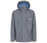 Trespass Men's Edwards II Waterproof Jacket in Dark Grey | Size: Large Trespass Dark Grey L