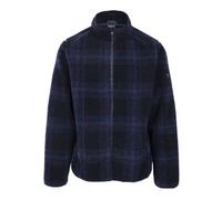 Trespass Men's Epperstone AT400 Checked Fleece in Navy | Size: Large Trespass Navy L
