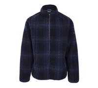 Trespass Men's Epperstone AT400 Checked Fleece in Navy | Size: Medium Trespass Navy M