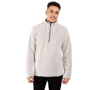 (L, Off White) Trespass Mens Sweatshirt 1/2 Zip Falmouthfloss