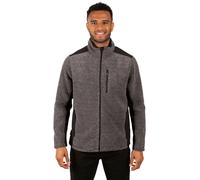 Trespass Mens Farantino Fleece Jacket - Dark Grey Stripe - Dark Grey Stripe - 3XL