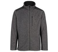 Trespass Mens Farantino Fleece Jacket - Dark Grey Stripe - L - Dark Grey Stripe - 100% Polyester