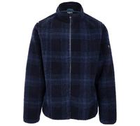 Trespass Mens Fleece AT400 Epperstone Navy Check in Size - XXL