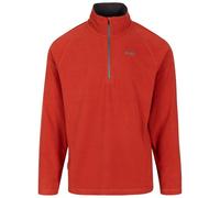 Trespass Mens 1/2 Zip Microfleece Blackford Orange XXS