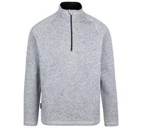 Trespass Mens Marl Fleece Contrasting 1/2 Zip With Inner Storm Flap Corsham