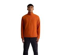 Trespass Mens Fleece Eliston - Airtrap Technology, Auto-lock Zip, Straight Hem, Chin/Zip Guard, 160gsm Polyester, Lightweight, Warm, Breathable, Soft Touch, Machine Washable Burnt Orange