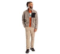 Trespass Mens Fleece Jacket Maclarenton - Inner Storm Flap, Chin Guard, 3 Zip Pockets, Reverse Fabric Pocket, Inner Side Adjusters, Elasticated Cuffs, Knitted