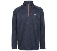 Trespass Mens Collins Half Zip Fleece Top - Navy - Size Medium
