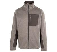 Trespass Mens Fleece Jacket with Full Zip Radnage Dark Grey