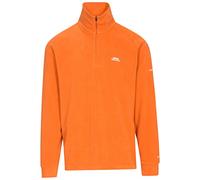 Trespass Mens Fleece Jumper Half Zip Hiking Camping Pull Over XXS Burnt Orange