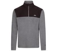 Trespass Mens Fleece Pullover Keynote - Contrast Trims, Striped Catatonic Microfleece, Anti-Pilling Fabric, 1/2 Neck Zip, Brushed Back, Knitted, 100% Polyester