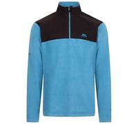 Trespass Men's Fleece Top Curtiston - 1/2 Zip Neck, Contrast Panels, Neck Tape, Airtrap Technology, Knitted,100% Polyester, Warm Lightweight Breathable