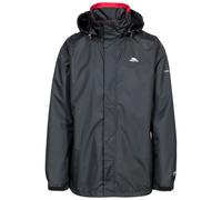 Trespass Men's Fraser II Waterproof Jacket - Black - Black - XXS