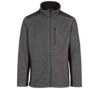 Trespass Mens Full Front Zip Knitted Striped Fleece Jacket - Faratino
