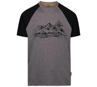 Trespass Mens Fullmer Mountain T-Shirt - Grey Marl - XL - Grey Marl