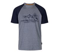 Trespass Mens Fullmer Mountain T-Shirt - Navy Marl - XXS - Navy Marl