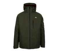 Trespass Mens Fyfinn Padded Waterproof Jacket - Dark Vine Marl - L - Dark Vine Marl - 100% Polyester