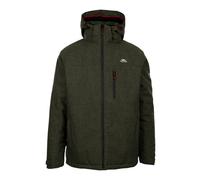 (M, Dark Vine Marl) Trespass Mens Fyfinn Padded Waterproof Jacket